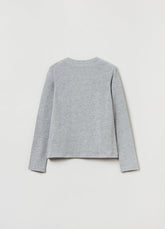 Ovs Girls Everywhere Print Long Sleeve T-Shirt